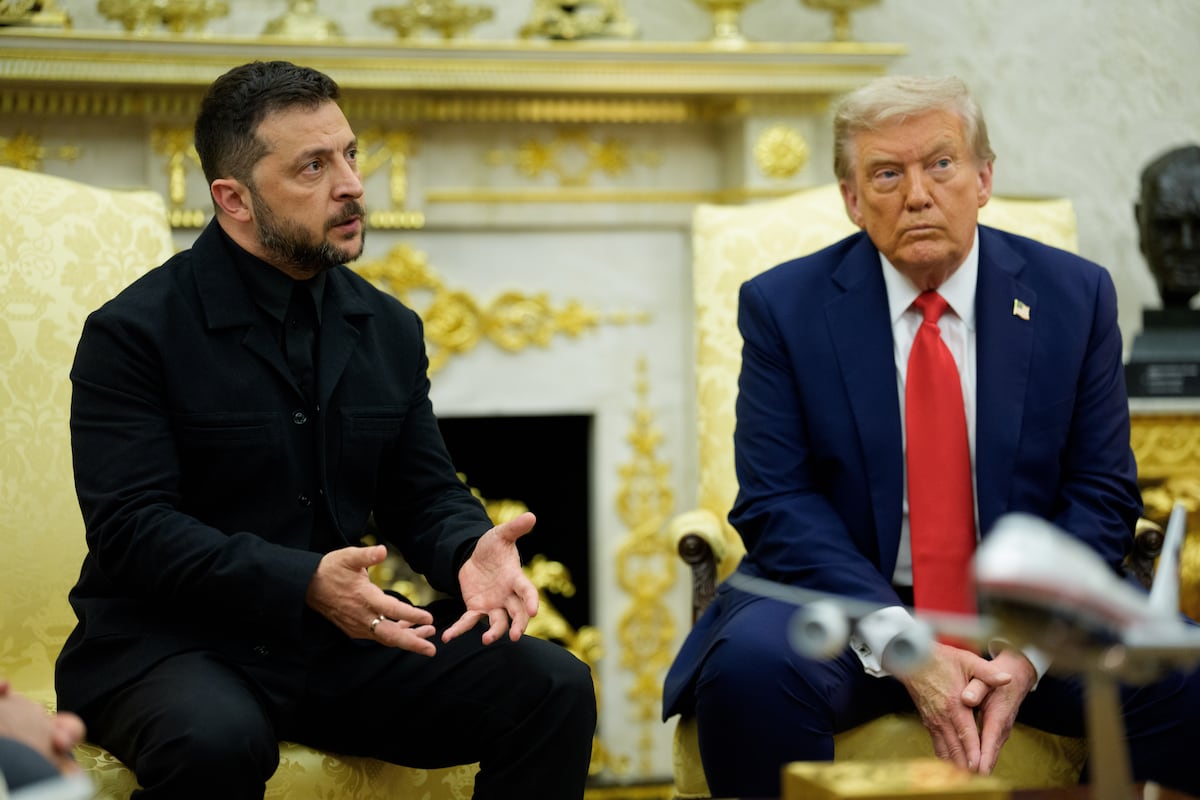 El presidente ucraniano desliza la reunión con Trump como una charla informal, mientras Estados Unidos sigue sin comprometerse con una estrategia clara para estabilizar el conflicto en el este de Ucrania.