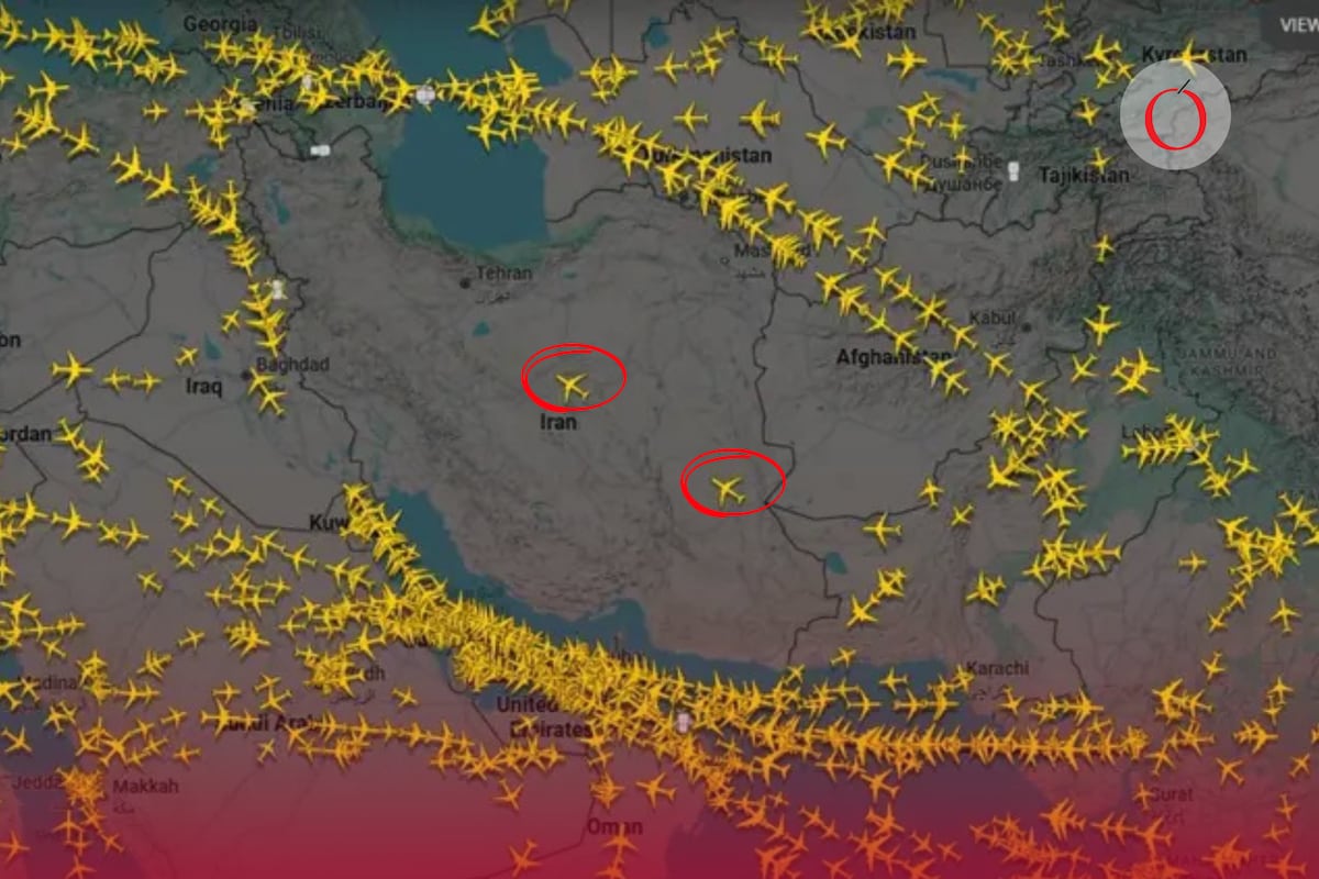 "El Vacío Celeste: Misterio en el Espacio Aéreo Iraní, Donde Solo Dos Aviones Chinos Rumen"