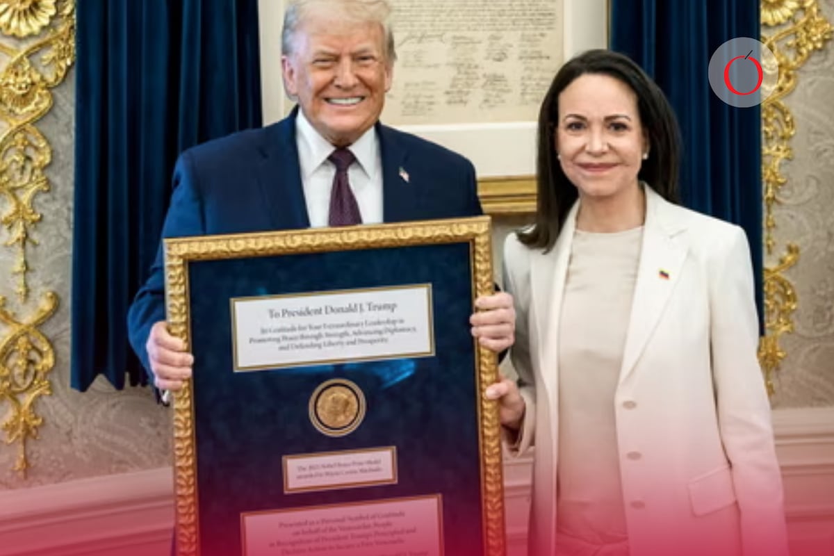 "La sorprendente afirmación de Trump sobre el Nobel de la Paz y el papel de una líder venezolana en la historia del premio"