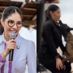 "El silencio del poder: Un perro policial salta a la fama al atacar a la alcaldesa Geraldine Ponce en pleno ejercicio de sus funciones"