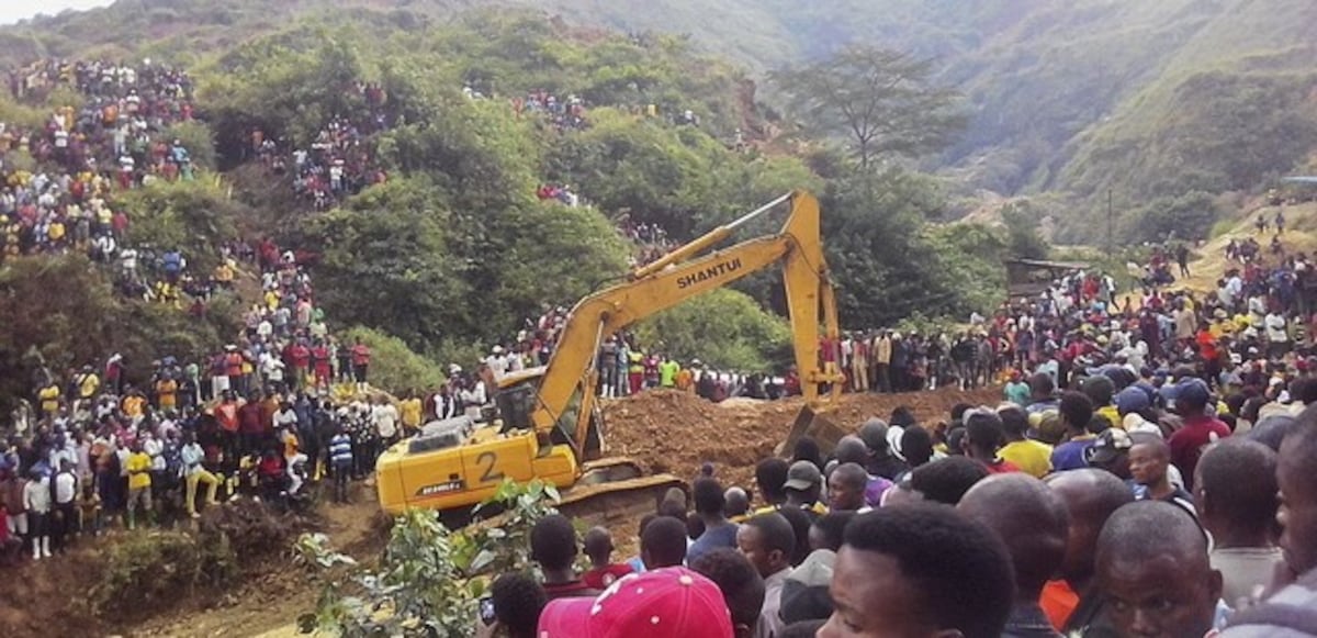 Una de las peores tragedias mineras deja 300 muertos en RD Congo